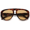 image:imageSOJOS Trendy Oversized Polarized Aviator Sunglasses Womens Mens SJ2725  70s 80s Retro Vintage Shades Big Bold Thick Frame UV Protection TAC Lenses Sun GlassesTortoiseTea