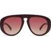 image:imageSOJOS Trendy Oversized Polarized Aviator Sunglasses Womens Mens SJ2725  70s 80s Retro Vintage Shades Big Bold Thick Frame UV Protection TAC Lenses Sun GlassesRedRed