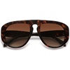 image:imageSOJOS Trendy Oversized Polarized Aviator Sunglasses Womens Mens SJ2725  70s 80s Retro Vintage Shades Big Bold Thick Frame UV Protection TAC Lenses Sun GlassesTortoiseBrown