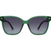 image:imageSOJOS Trendy Square Oversized Polarized Sunglasses Women SJ2682  Retro Womens UV400 ShadesGreen Frame Grey Grading Lens