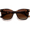 image:imageSOJOS Trendy Square Oversized Polarized Sunglasses Women SJ2682  Retro Womens UV400 ShadesTortoise Frame Brown Grading Lens