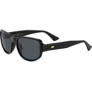 image:imageSOJOS Retro Oversized Polarized Wrap Around Sunglasses for Women Men SJ2728  Vintage 2000s Y2K Wraparound Rounded Rectangle Womens Mens Shades SunniesBlackGrey
