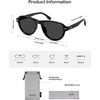 image:imageSOJOS Retro Thick Polarized Aviator Sunglasses for Women Men SJ2715  Vintage 70s Style Pilot Shades UV Protection SunniesBlackGrey