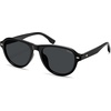 image:imageSOJOS Retro Thick Polarized Aviator Sunglasses for Women Men SJ2715  Vintage 70s Style Pilot Shades UV Protection SunniesBlackGrey