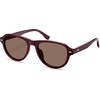 image:imageSOJOS Retro Thick Polarized Aviator Sunglasses for Women Men SJ2715  Vintage 70s Style Pilot Shades UV Protection SunniesReddishbrownReddishbrown
