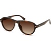 image:imageSOJOS Retro Thick Polarized Aviator Sunglasses for Women Men SJ2715  Vintage 70s Style Pilot Shades UV Protection SunniesTortoiseGradient Brown