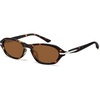 image:imageSOJOS Retro Rectangle Hexagon Sunglasses Womens SJ2759  Trendy design UV400 protection lenses driving outdoor ShadeTortoiseBrown