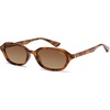 image:imageSOJOS Retro TR90 Frame Rectangle Polarized Sunglasses for Women Men SJ3503  Trendy 90s Chic Lightweight Flexible Slim Narrow Womens Mens Oval Shades SunniesBrown TortoiseGradient Brown