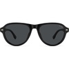 image:imageSOJOS Retro Thick Polarized Aviator Sunglasses for Women Men SJ2715  Vintage 70s Style Pilot Shades UV Protection SunniesBlackGrey
