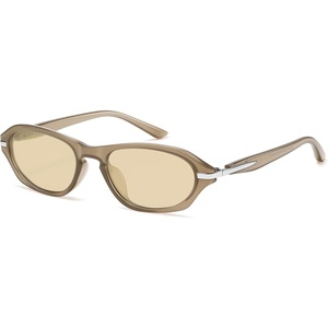 image:imageSOJOS Retro Rectangle Hexagon Sunglasses Womens SJ2759  Trendy design UV400 protection lenses driving outdoor ShadeBrownBrown