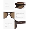 image:imageSOJOS Aviator Sunglasses for Women Small Face Ladies Shades SJ2738Red BrownBrown