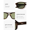 image:imageSOJOS Aviator Sunglasses for Women Small Face Ladies Shades SJ2738TortoiseGreen