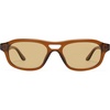 image:imageSOJOS Aviator Sunglasses for Women Small Face Ladies Shades SJ2738Transparent OrangeBright Brown