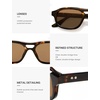 image:imageSOJOS Aviator Sunglasses for Women Small Face Ladies Shades SJ2738Yellow TortoiseBrown