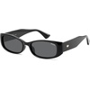 image:imageSOJOS Retro Y2K Nerdy Rectangle Polarized Sunglasses for Women Men SJ2722BlackGrey