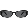 image:imageSOJOS Retro Y2K Nerdy Rectangle Polarized Sunglasses for Women Men SJ2722BlackGrey