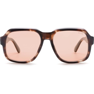 image:imageSOJOS Retro Square Polarized Sunglasses Womens Mens Chic Vintage Oversized Old Money Shades SJ2616Light TortoiseCoral Pink Tinted