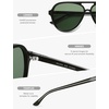 image:imageSOJOS Classic TR90 Polarized Aviator Sunglasses Womens Mens SJ3501BlackGreen
