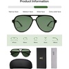 image:imageSOJOS Classic TR90 Polarized Aviator Sunglasses Womens Mens SJ3501BlackGreen