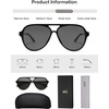 image:imageSOJOS Classic TR90 Polarized Aviator Sunglasses Womens Mens SJ3501BlackGrey