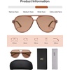 image:imageSOJOS Classic TR90 Polarized Aviator Sunglasses Womens Mens SJ3501BrownBrown