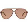 image:imageSOJOS Classic TR90 Polarized Aviator Sunglasses Womens Mens SJ3501BrownBrown