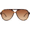 image:imageSOJOS Classic TR90 Polarized Aviator Sunglasses Womens Mens SJ3501TortoiseBrown