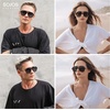 image:imageSOJOS Classic TR90 Polarized Aviator Sunglasses Womens Mens SJ3501TortoiseBrown