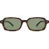 image:imageSOJOS Trendy TR90 Rectangle Polarized Sunglasses Womens Mens SJ3502TortoiseGreen