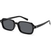 image:imageSOJOS Trendy TR90 Rectangle Polarized Sunglasses Womens Mens SJ3502BlackGrey