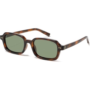 image:imageSOJOS Trendy TR90 Rectangle Polarized Sunglasses Womens Mens SJ3502TortoiseGreen