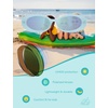 image:imageSOJOS Ocean Collection Retro Oval Polarized Sunglasses Kids SUNLIGHT SBlueBlue