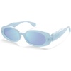 image:imageSOJOS Ocean Collection Retro Oval Polarized Sunglasses Kids SUNLIGHT SBlueBlue