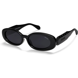 image:imageSOJOS Ocean Collection Retro Oval Polarized Sunglasses Kids SUNLIGHT SBlackGrey