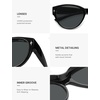 image:imageSOJOS Cat Eye Polarized Fit Over Glasses Sunglasses for Women SJ2658BlackGrey