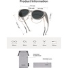 image:imageSOJOS Cat Eye Polarized Fit Over Glasses Sunglasses for Women SJ2658Light TaupeGrey