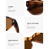image:imageSOJOS Cat Eye Polarized Fit Over Glasses Sunglasses for Women SJ2658TortoiseBrown