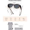 image:imageSOJOS Cat Eye Polarized Fit Over Glasses Sunglasses for Women SJ2658TortoiseGrey