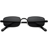 image:imageSOJOS Rectangle Polarized Sunglasses for Women Men SJ1275BlackGrey