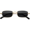 image:imageSOJOS Rectangle Polarized Sunglasses for Women Men SJ1275GoldGrey