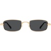 image:imageSOJOS Rectangle Polarized Sunglasses for Women Men SJ1275GoldGrey