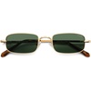 image:imageSOJOS Rectangle Polarized Sunglasses for Women Men SJ1275Green