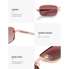image:imageSOJOS Rectangle Polarized Sunglasses for Women Men SJ1275PinkPink