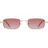 image:imageSOJOS Rectangle Polarized Sunglasses for Women Men SJ1275PinkPink