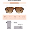 image:imageSOJOS Retro Polarized Aviator Sunglasses for Men Women SJ2718Tortoise  Brown Lens