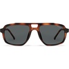 image:imageSOJOS Retro Polarized Aviator Sunglasses for Men Women SJ2718Tortoise  Grey Lens