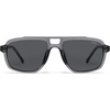 image:imageSOJOS Retro Polarized Aviator Sunglasses for Men Women SJ2718Transparent Grey  Grey