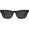 image:imageSOJOS Retro Small Polarized Cat Eye Sunglasses for Women SJ2719Shiny Black  Grey Lens