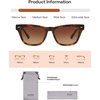 image:imageSOJOS Retro Small Polarized Cat Eye Sunglasses for Women SJ2719Tortoise  Brown Lens