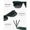 image:imageSOJOS Retro Small Polarized Cat Eye Sunglasses for Women SJ2719Transparent Green  Brown